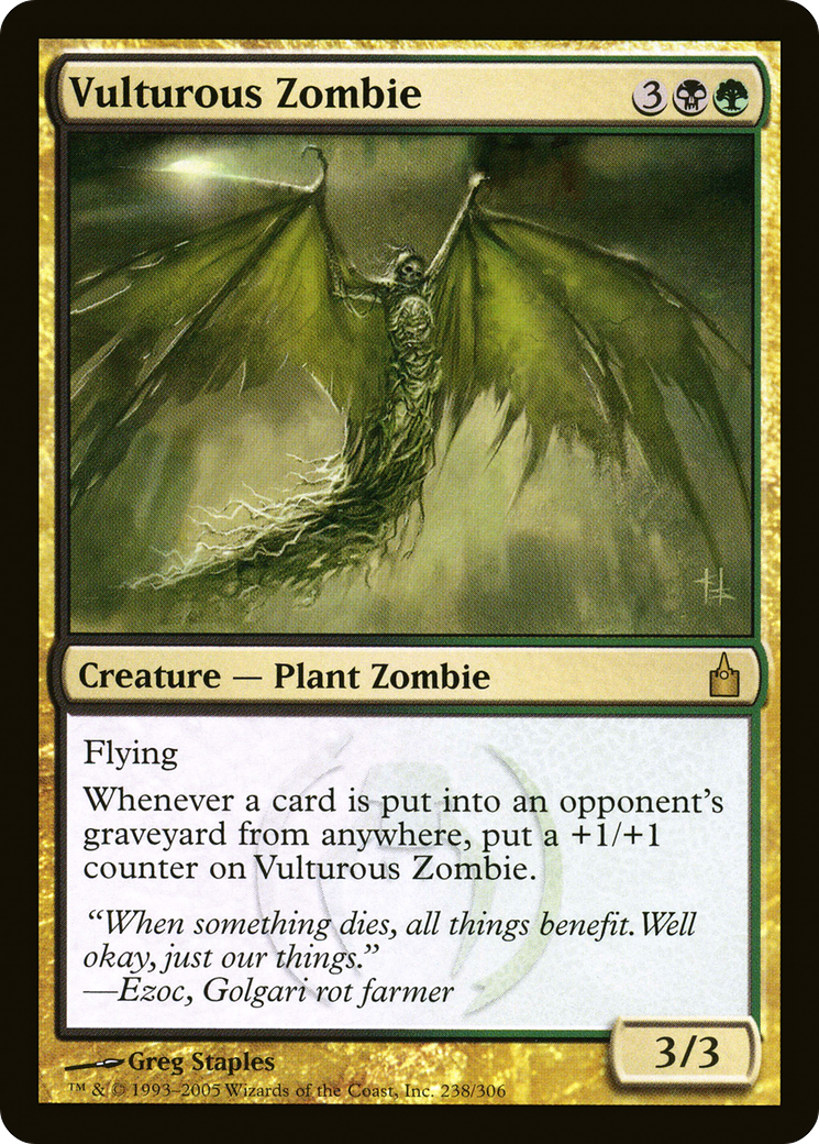 Vulturous Zombie (RAV-238) [Ravnica: City of Guilds] MTG Single Wizards of the Coast