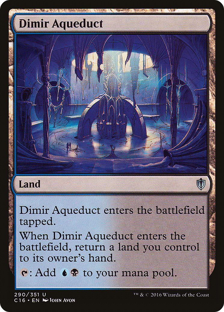 Dimir Aqueduct (C16-290) [Commander 2016] MTG Single Wizards of the Coast