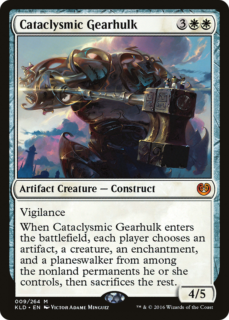Cataclysmic Gearhulk [Kaladesh] MTG Single Magic: The Gathering