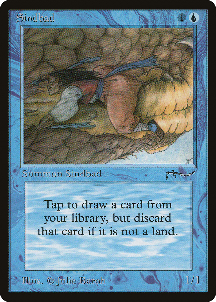 Sindbad (ARN-) [Oldschool] Arabian Nights MTG Single Wizards of the Coast