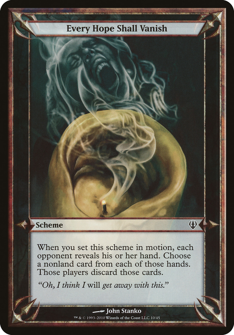 Every Hope Shall Vanish (Archenemy) (OVER-) [Misc] Archenemy Schemes MTG Single Wizards of the Coast