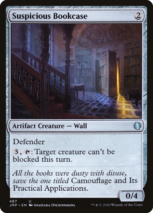 Suspicious Bookcase (JMP-487) [Jumpstart] MTG Single Wizards of the Coast