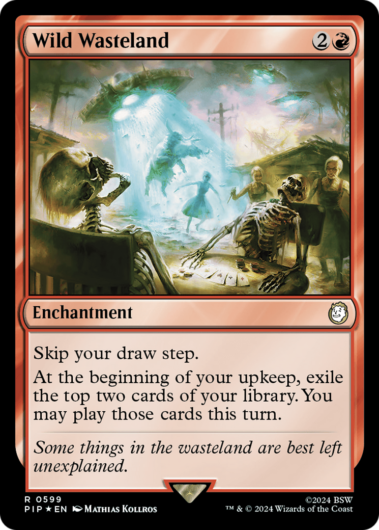 Wild Wasteland (Surge Foil) (PIP-599) [Fallout] Foil MTG Single Wizards of the Coast