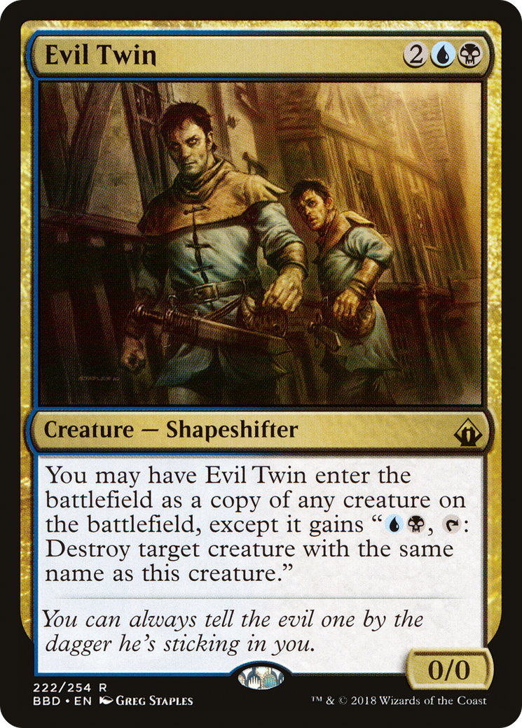 Evil Twin (BBD-222) [Battlebond] MTG Single Wizards of the Coast