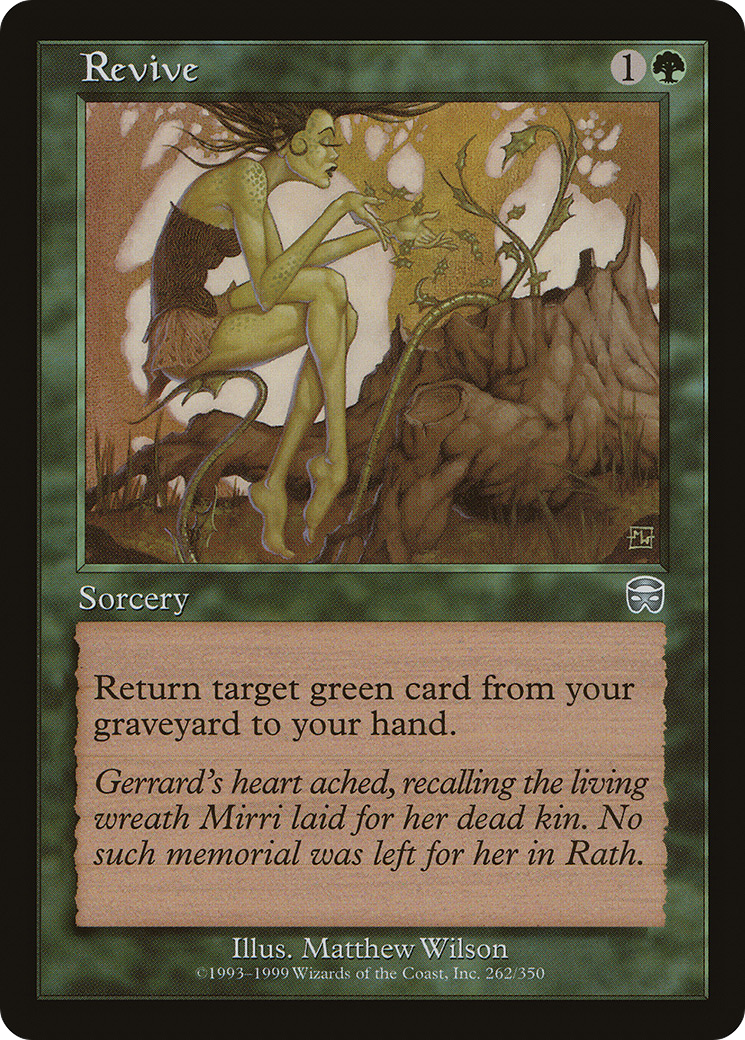 Revive (MMQ-262) [Mercadian Masques] MTG Single Wizards of the Coast