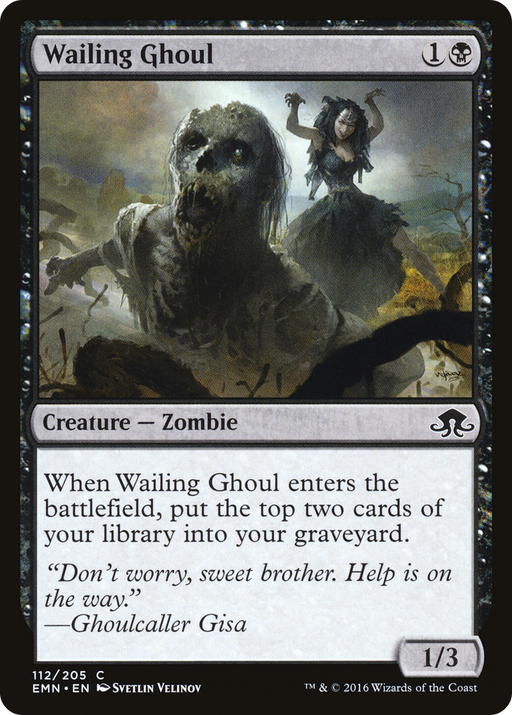 Wailing Ghoul (EMN-112) [Eldritch Moon] MTG Single Wizards of the Coast