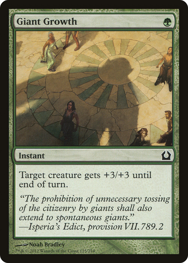 Giant Growth (RTR-125) [Return to Ravnica] Foil MTG Single Wizards of the Coast