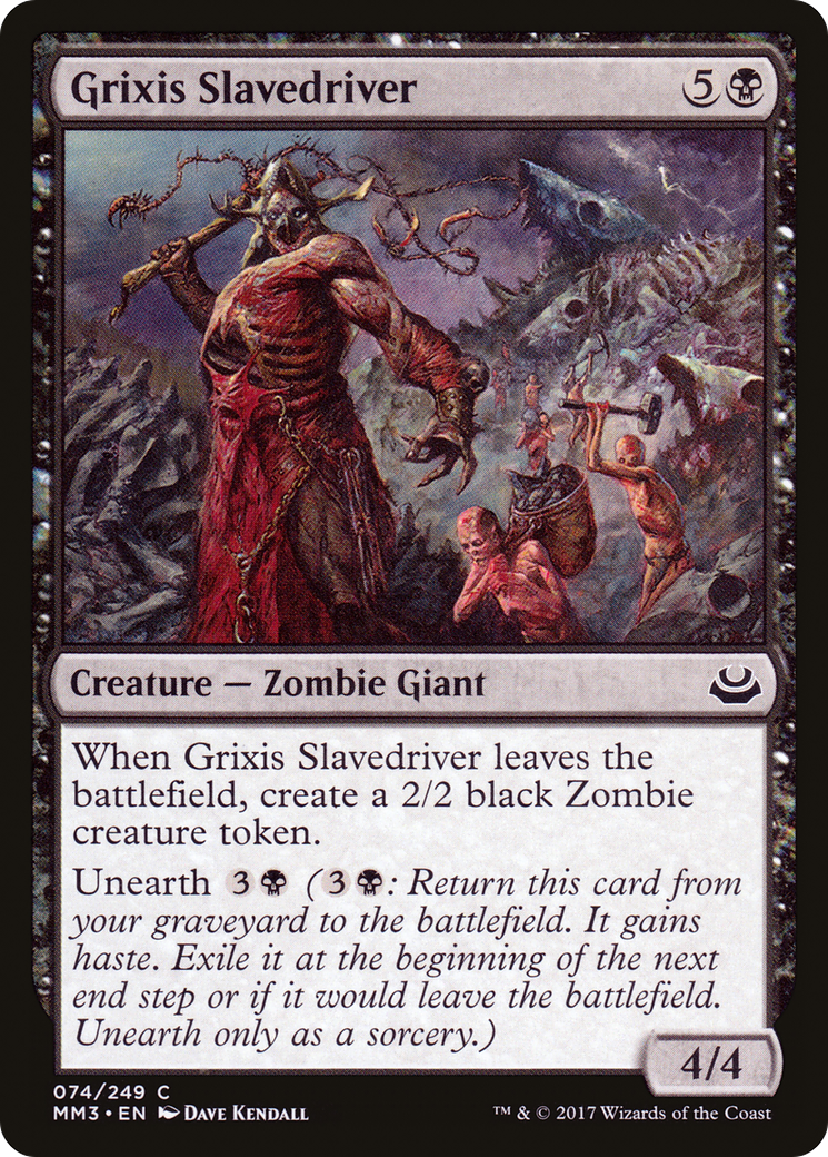 Grixis Slavedriver (MM3-074) [Modern Masters 2017] MTG Single Modern Masters 2017