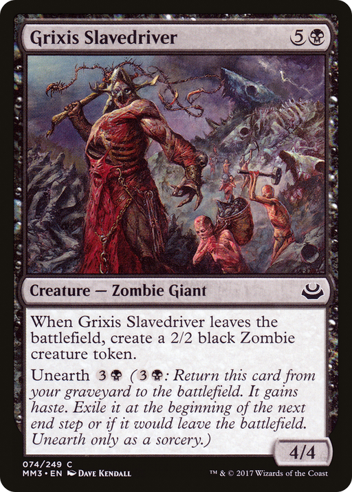 Grixis Slavedriver (MM3-074) [Modern Masters 2017] MTG Single Modern Masters 2017