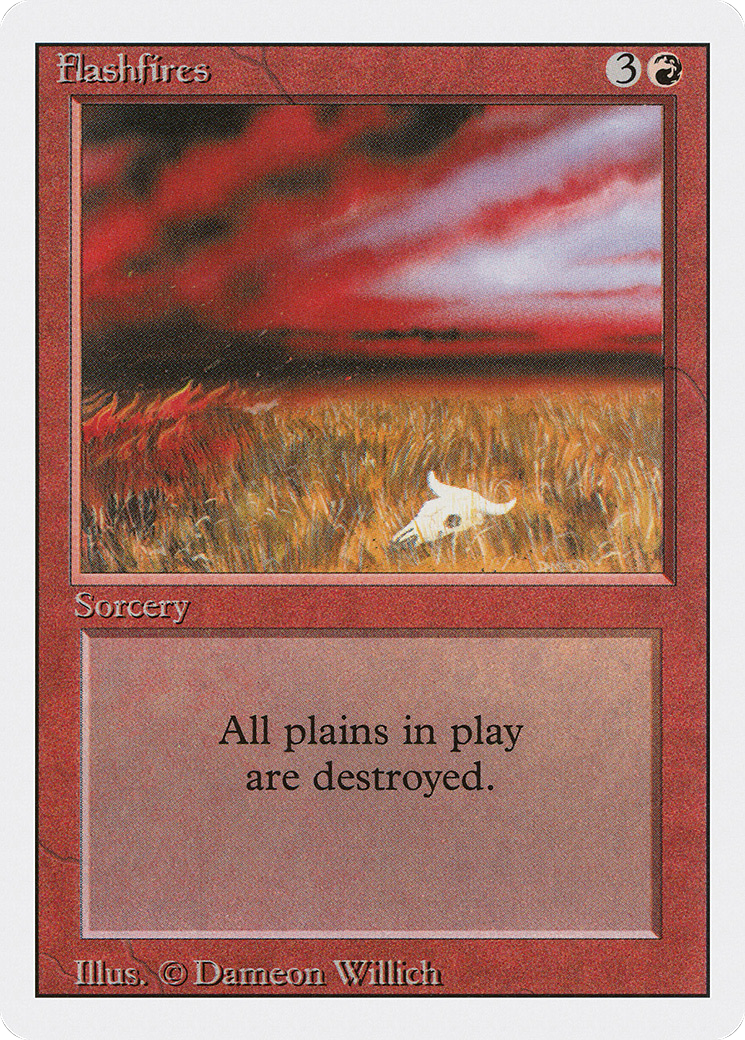 Flashfires (3ED-152) [Revised Edition] MTG Single Wizards of the Coast