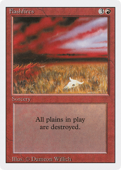 Flashfires (3ED-152) [Revised Edition] MTG Single Wizards of the Coast