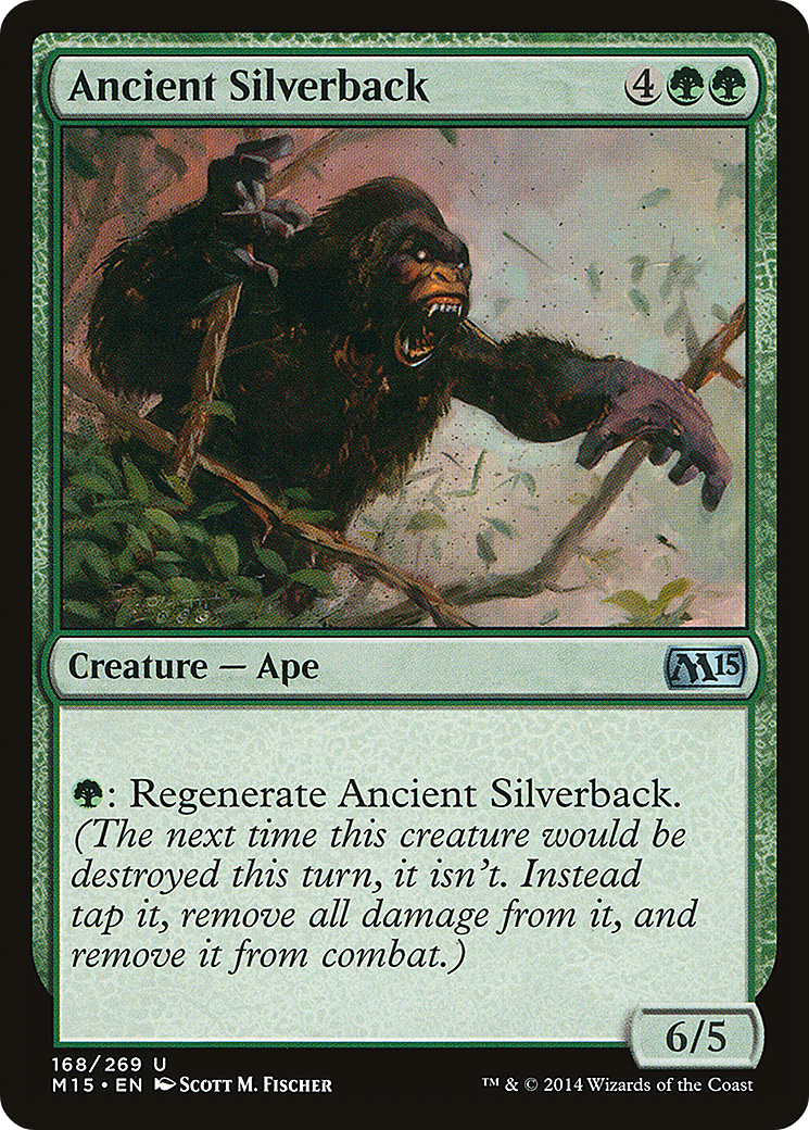 Ancient Silverback (M15-168) [Magic 2015] MTG Single Wizards of the Coast