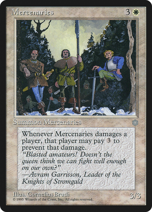 Mercenaries (ICE-044) [Ice Age] MTG Single Wizards of the Coast