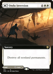 Ondu Inversion (ZNR-321) [Zendikar Rising] (Extended Art) Foil MTG Single Wizards of the Coast