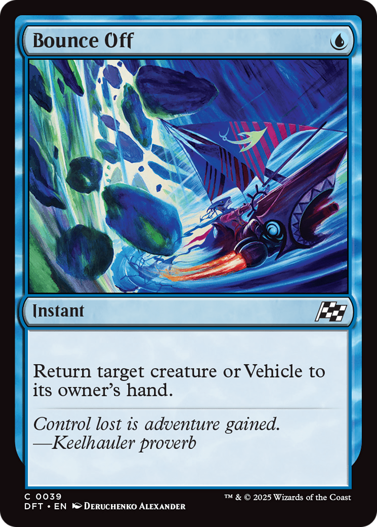 Bounce Off (DFT-039) [Aetherdrift] MTG Single Wizards of the Coast