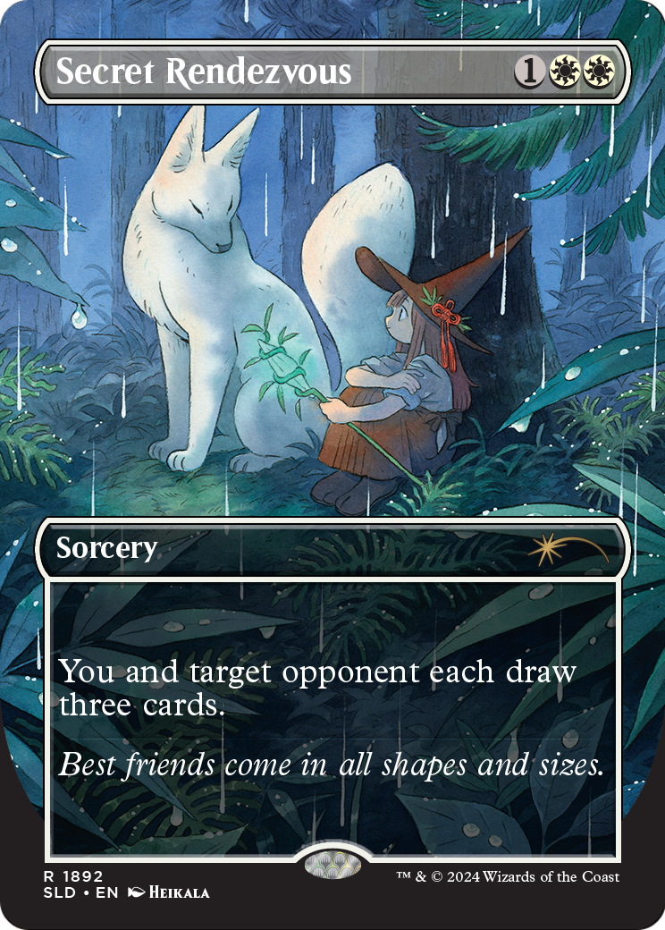 Secret Rendezvous (1892) (SLD-1892) [Secret Lair] Drop (Borderless) MTG Single Wizards of the Coast