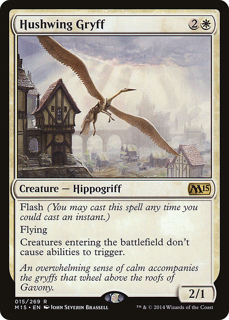 Hushwing Gryff (M15-015) [Magic 2015] Foil MTG Single Wizards of the Coast