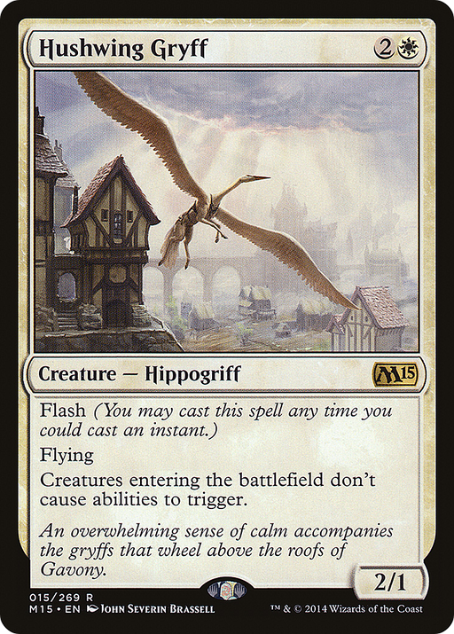 Hushwing Gryff (M15-015) [Magic 2015] Foil MTG Single Wizards of the Coast