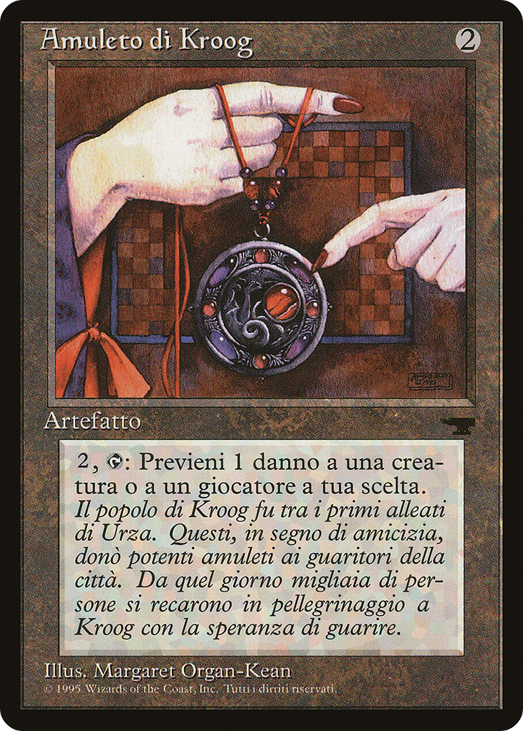 Amulet of Kroog (REN-099) [Misc] Rinascimento MTG Single Wizards of the Coast