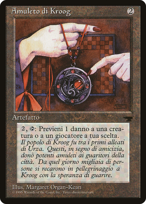 Amulet of Kroog (REN-099) [Misc] Rinascimento MTG Single Wizards of the Coast