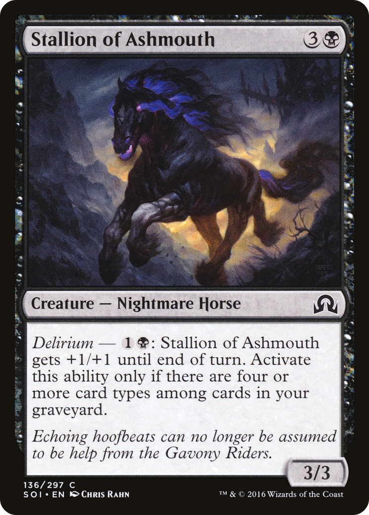 Stallion of Ashmouth (SOI-136) [Shadows over Innistrad] MTG Single Wizards of the Coast