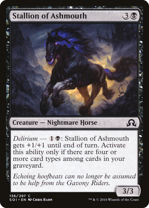 Stallion of Ashmouth (SOI-136) [Shadows over Innistrad] MTG Single Wizards of the Coast
