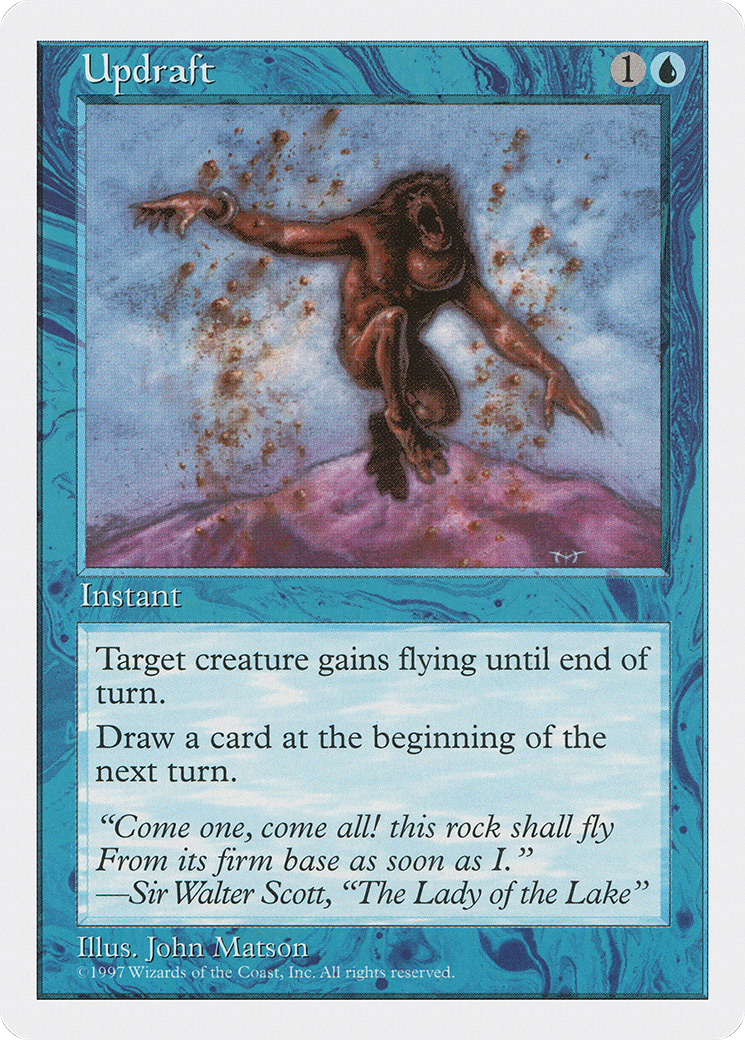 Updraft (5ED-133) [Fifth Edition] MTG Single Wizards of the Coast