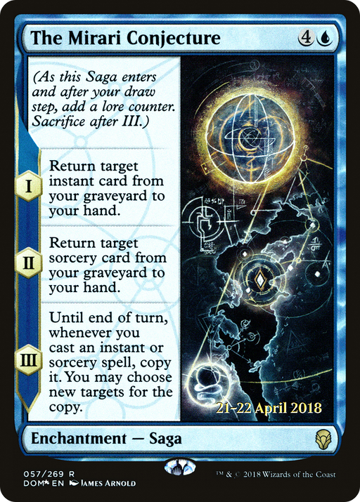 The Mirari Conjecture (PRE-057) [Dominaria Promos] Foil MTG Single Wizards of the Coast