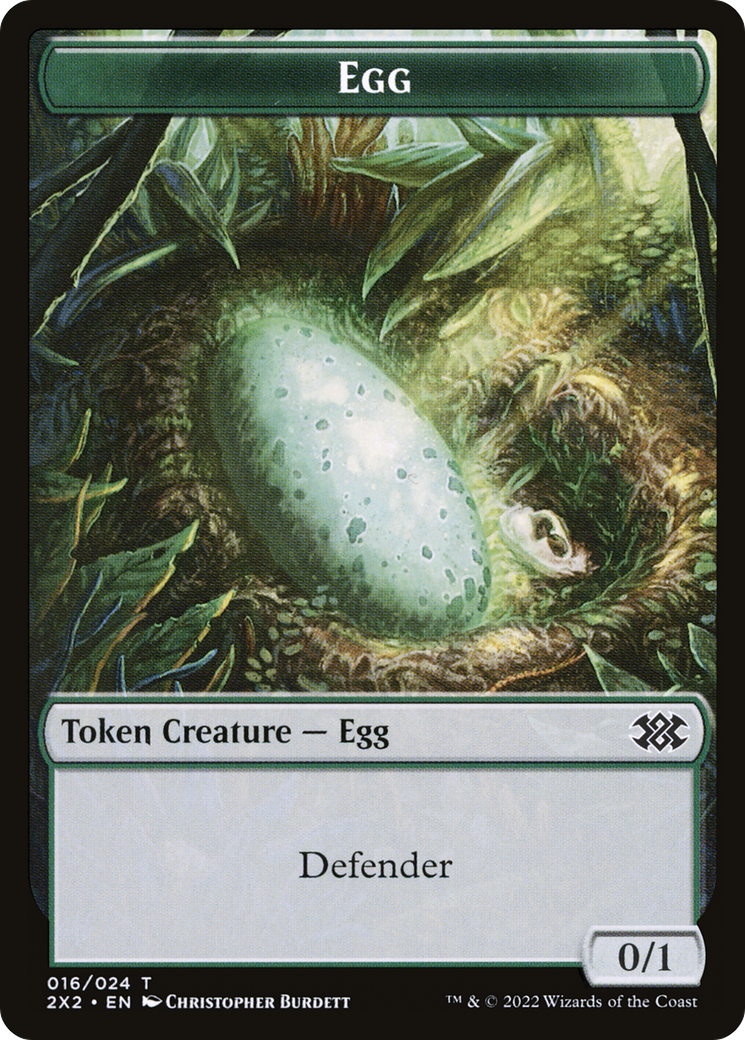 Egg (T2X2-016) [Tokens] Double Masters 2022 Tokens MTG Single Wizards of the Coast