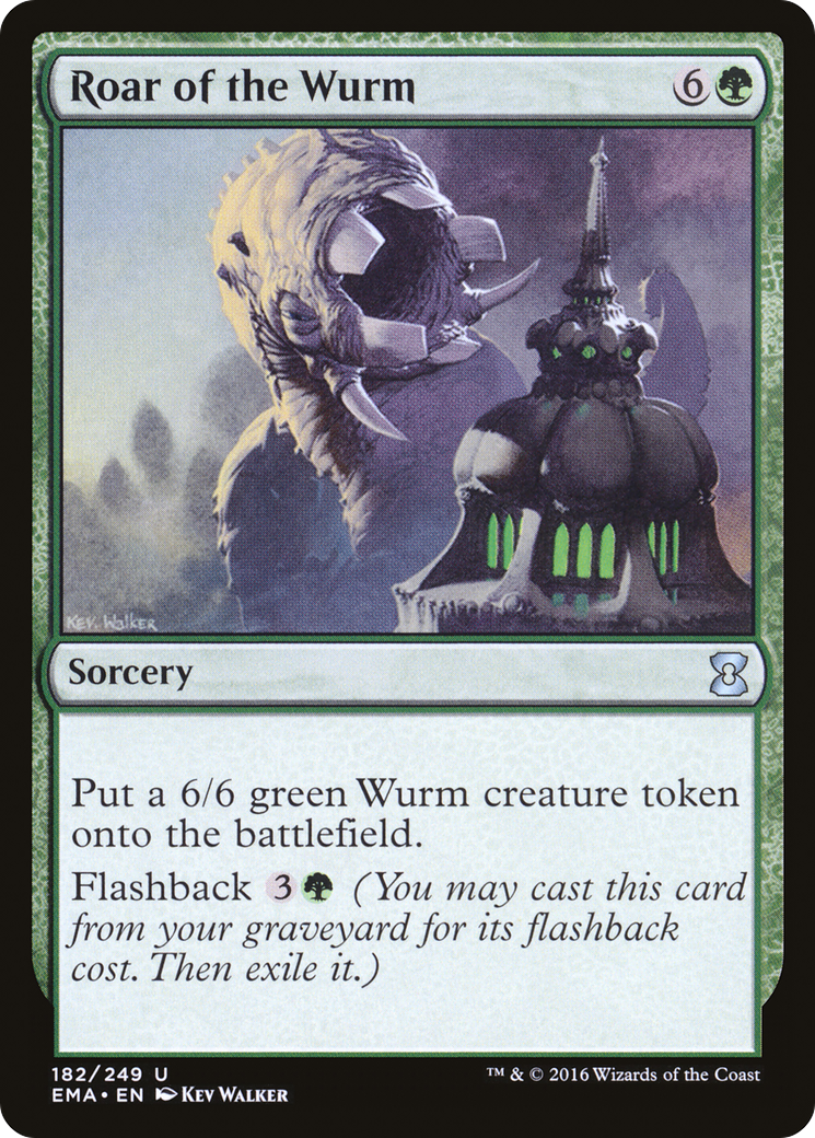 Roar of the Wurm (EMA-182) [Eternal Masters] MTG Single Wizards of the Coast