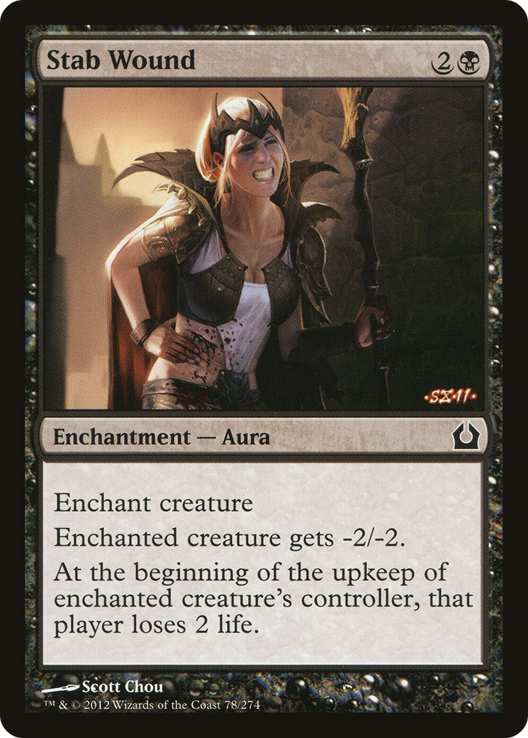 Stab Wound (RTR-078) [Return to Ravnica] MTG Single Wizards of the Coast