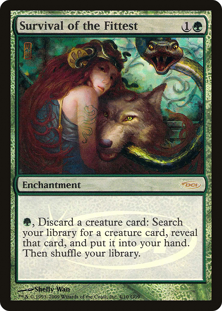 Survival of the Fittest (JDG-004) [Misc] Judge Gift Cards 2009 Foil MTG Single Wizards of the Coast