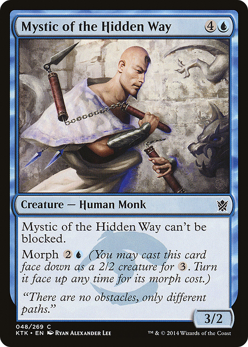 Mystic of the Hidden Way (KTK-048) [Khans of Tarkir] Foil MTG Single Wizards of the Coast
