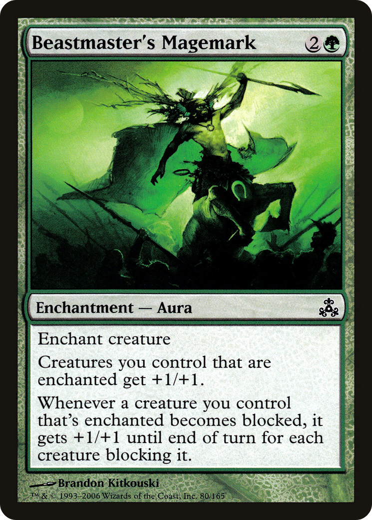 Beastmaster's Magemark (GPT-080) [Guildpact] Foil MTG Single Wizards of the Coast