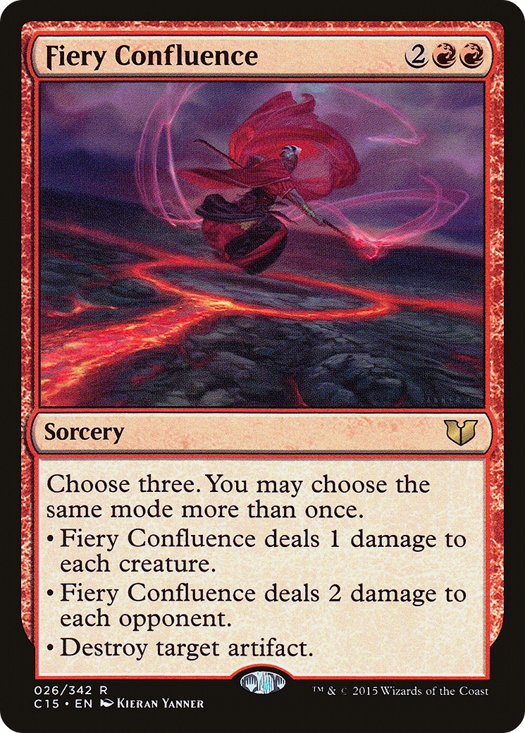 Fiery Confluence (C15-026) [Commander 2015] MTG Single Wizards of the Coast