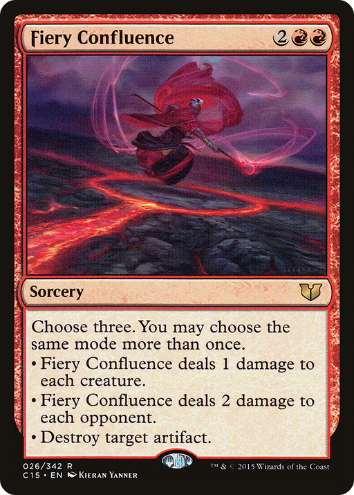 Fiery Confluence (C15-026) [Commander 2015] MTG Single Wizards of the Coast