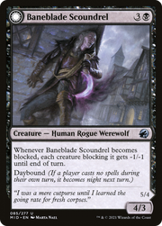 Baneblade Scoundrel (MID-085) [Innistrad: Midnight Hunt] MTG Single Wizards of the Coast