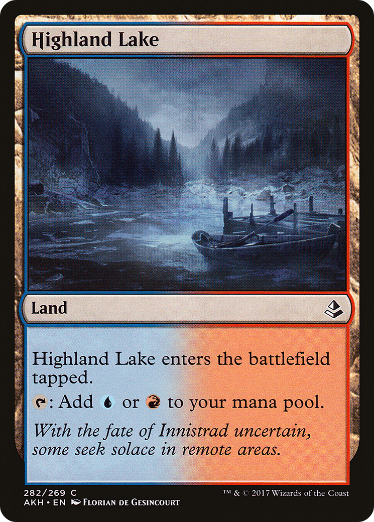 Highland Lake (AKH-282) [Amonkhet] MTG Single Wizards of the Coast