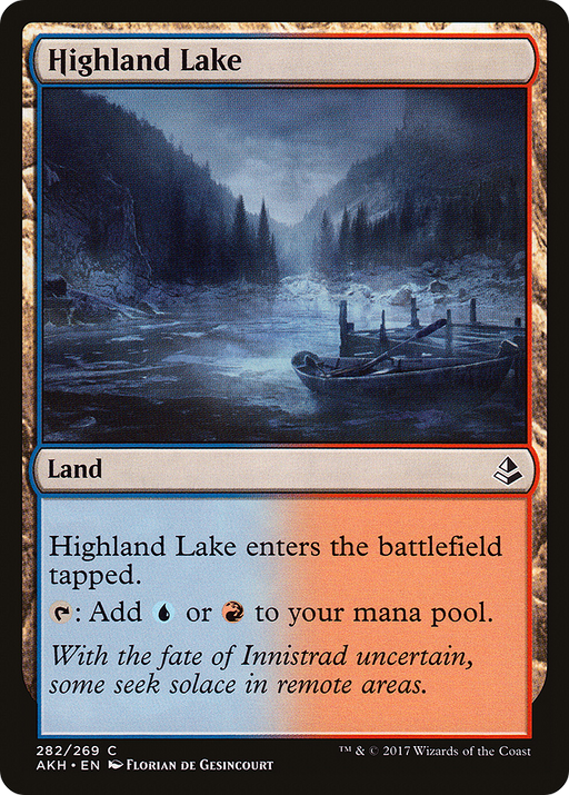 Highland Lake (AKH-282) [Amonkhet] MTG Single Wizards of the Coast