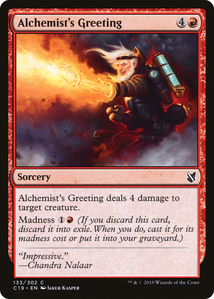 Alchemist's Greeting (C19-133) [Commander 2019] MTG Single Wizards of the Coast
