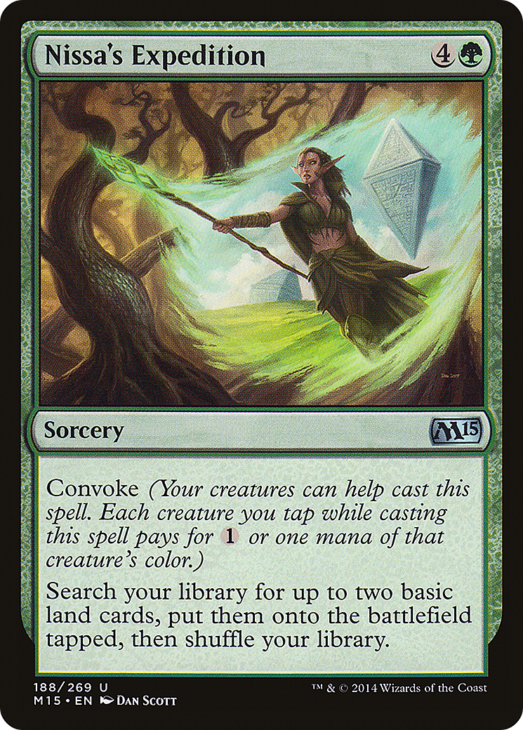 Nissa's Expedition (M15-188) [Magic 2015] Foil MTG Single Wizards of the Coast