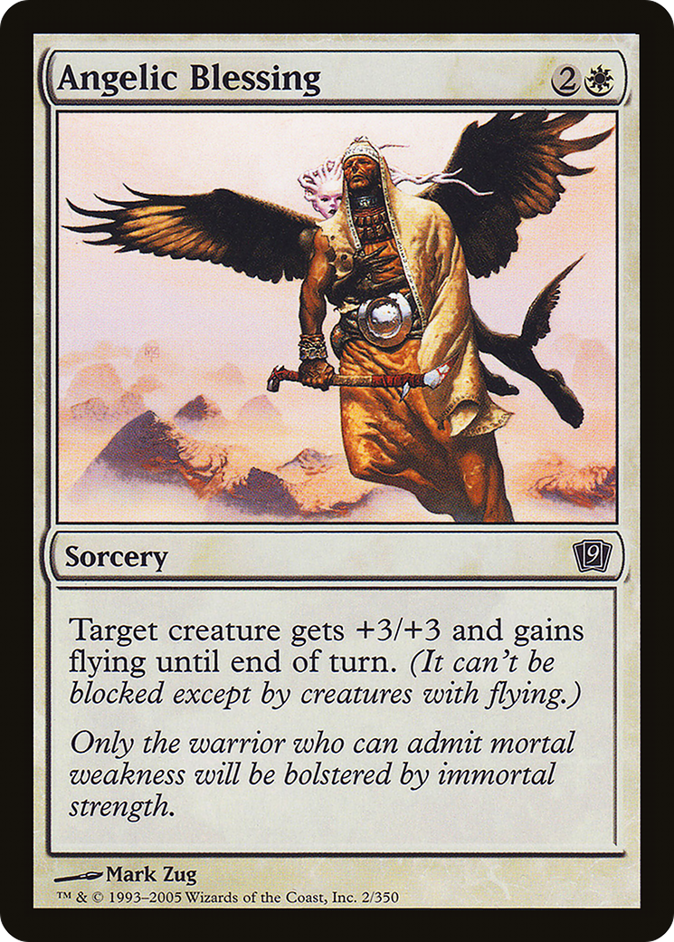 Angelic Blessing (9ED-002) [9th Edition] Foil MTG Single Wizards of the Coast