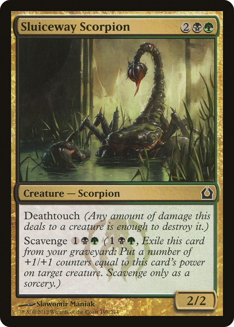 Sluiceway Scorpion (RTR-198) [Return to Ravnica] MTG Single Wizards of the Coast