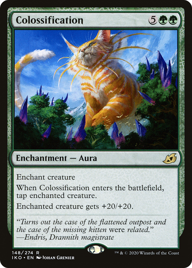 Colossification (IKO-148) [Ikoria: Lair of Behemoths] MTG Single Wizards of the Coast