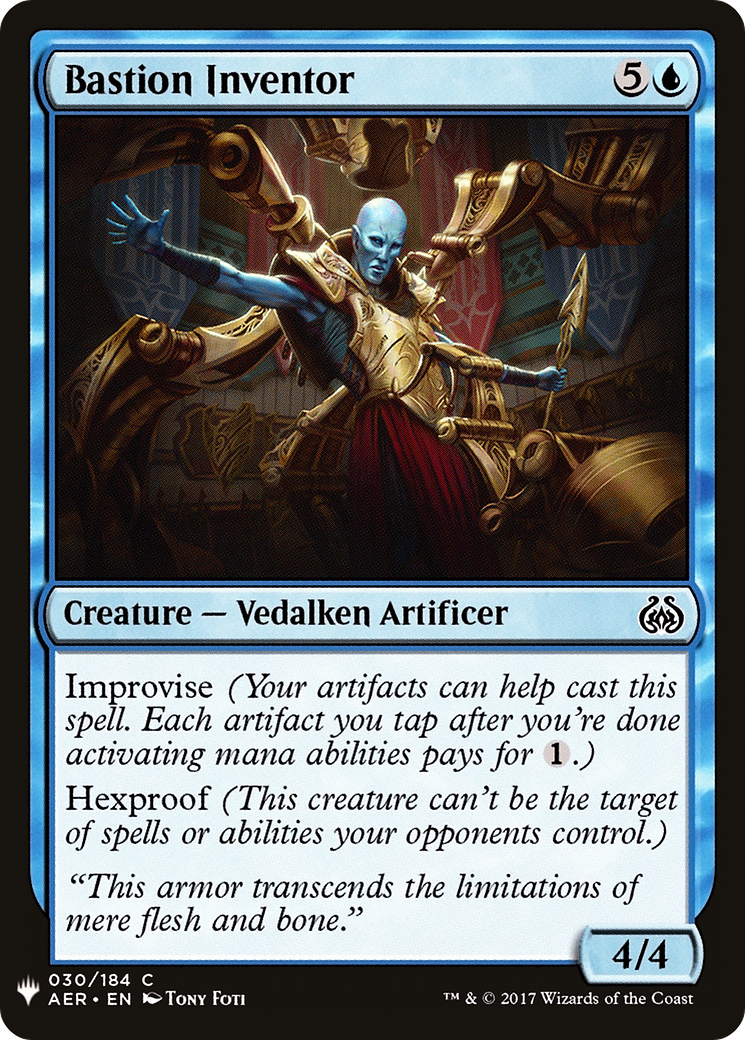 Bastion Inventor (LIST-AER-30) [Mystery Booster] The List MTG Single Wizards of the Coast