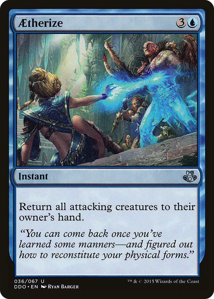 Aetherize (DDO-036) [Misc] Duel Decks: Elspeth vs. Kiora MTG Single Wizards of the Coast