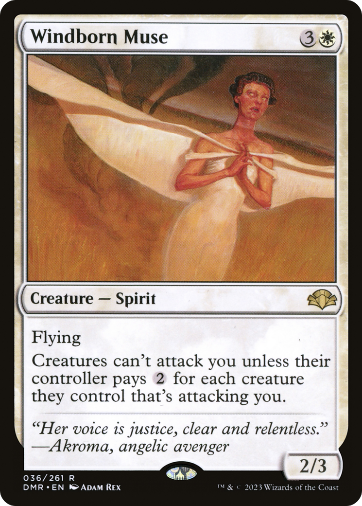 Windborn Muse (DMR-036) [Dominaria Remastered] MTG Single Wizards of the Coast