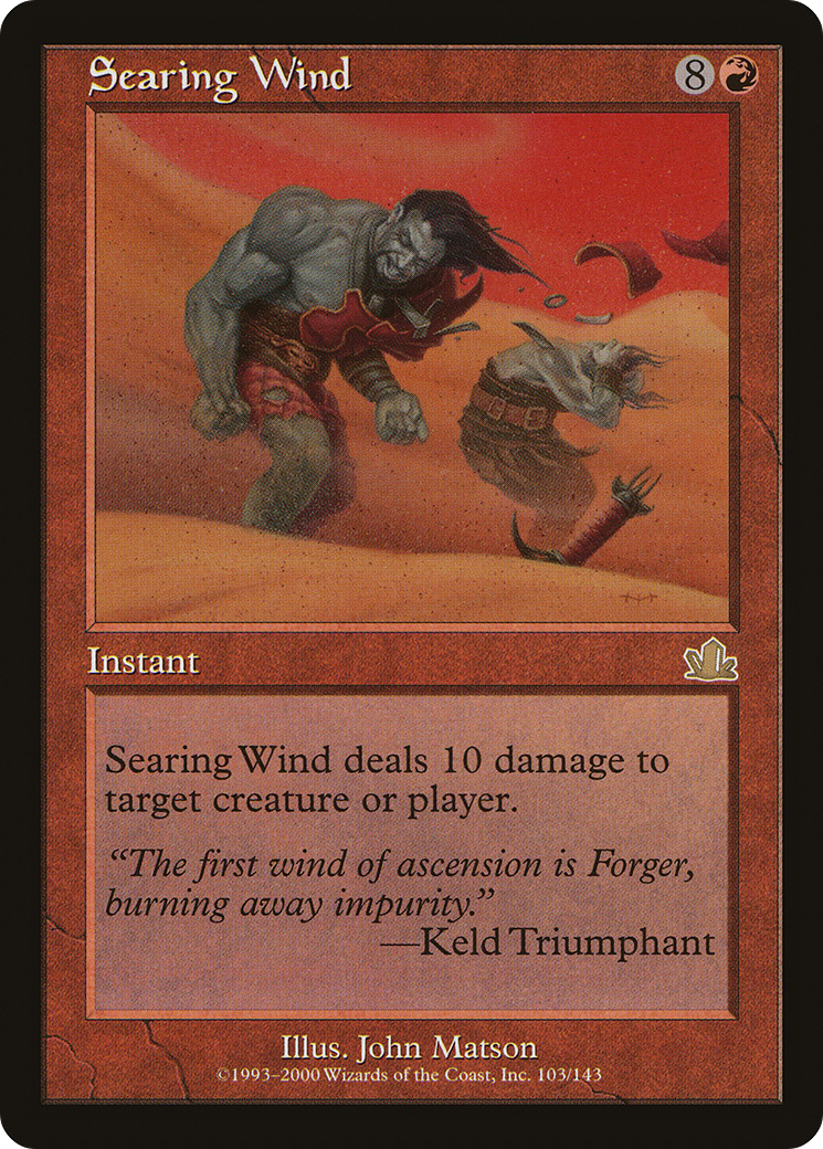 Searing Wind (PCY-103) [Prophecy] MTG Single Wizards of the Coast