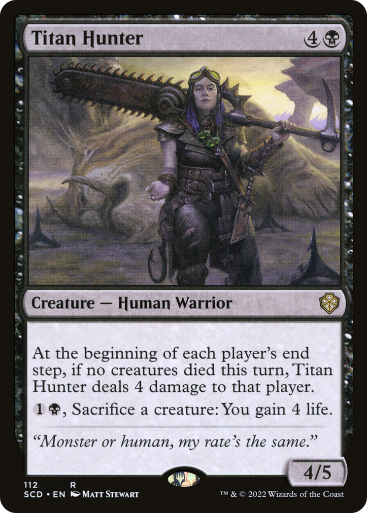 Titan Hunter (SCD-112) [Starter Commander Decks] MTG Single Wizards of the Coast