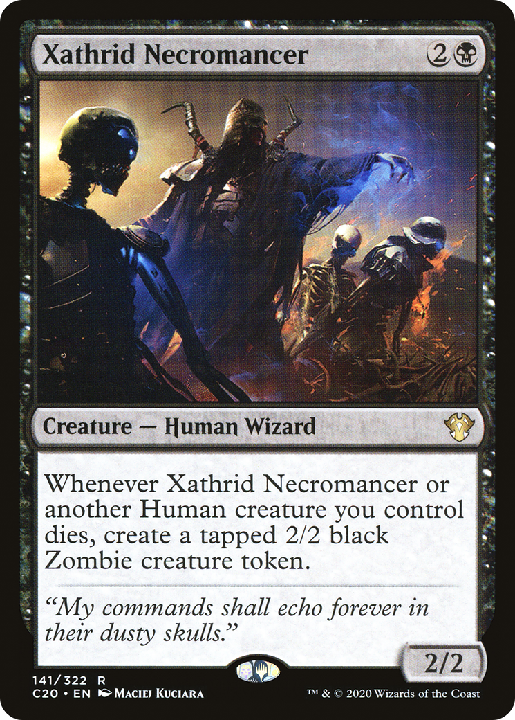 Xathrid Necromancer (C20-141) [Commander 2020] MTG Single Wizards of the Coast